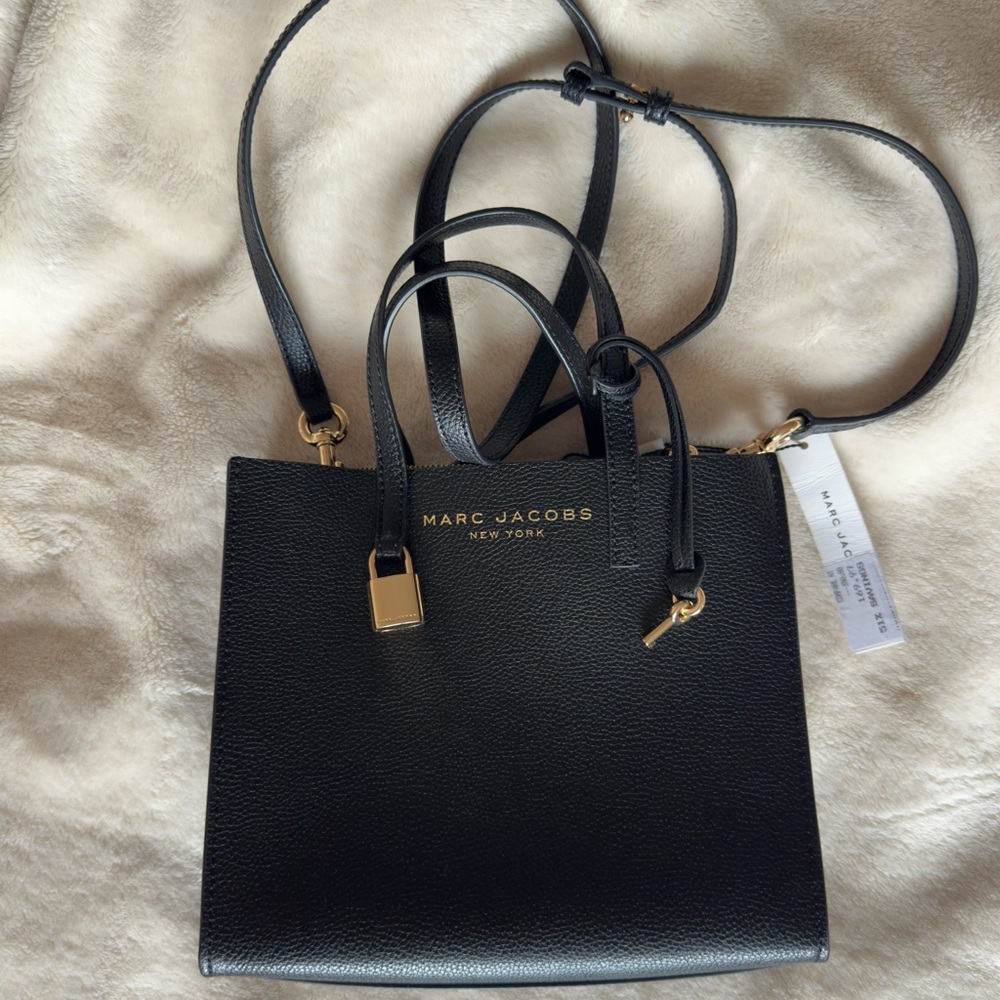 Marc Jacobs Black Leather Women's Bag NWT